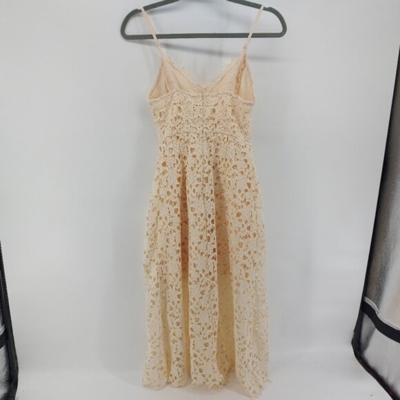 ASTR the label Womens Sleeveless Lace Fit Flare Midi Dress - Picture 7 of 9